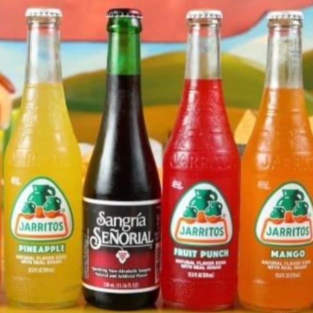 Soda bottle Jarritos.